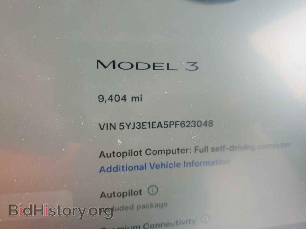 2023 TESLA MODEL 3 - VIN: 5YJ3E1EA5PF623048 - Photo 9