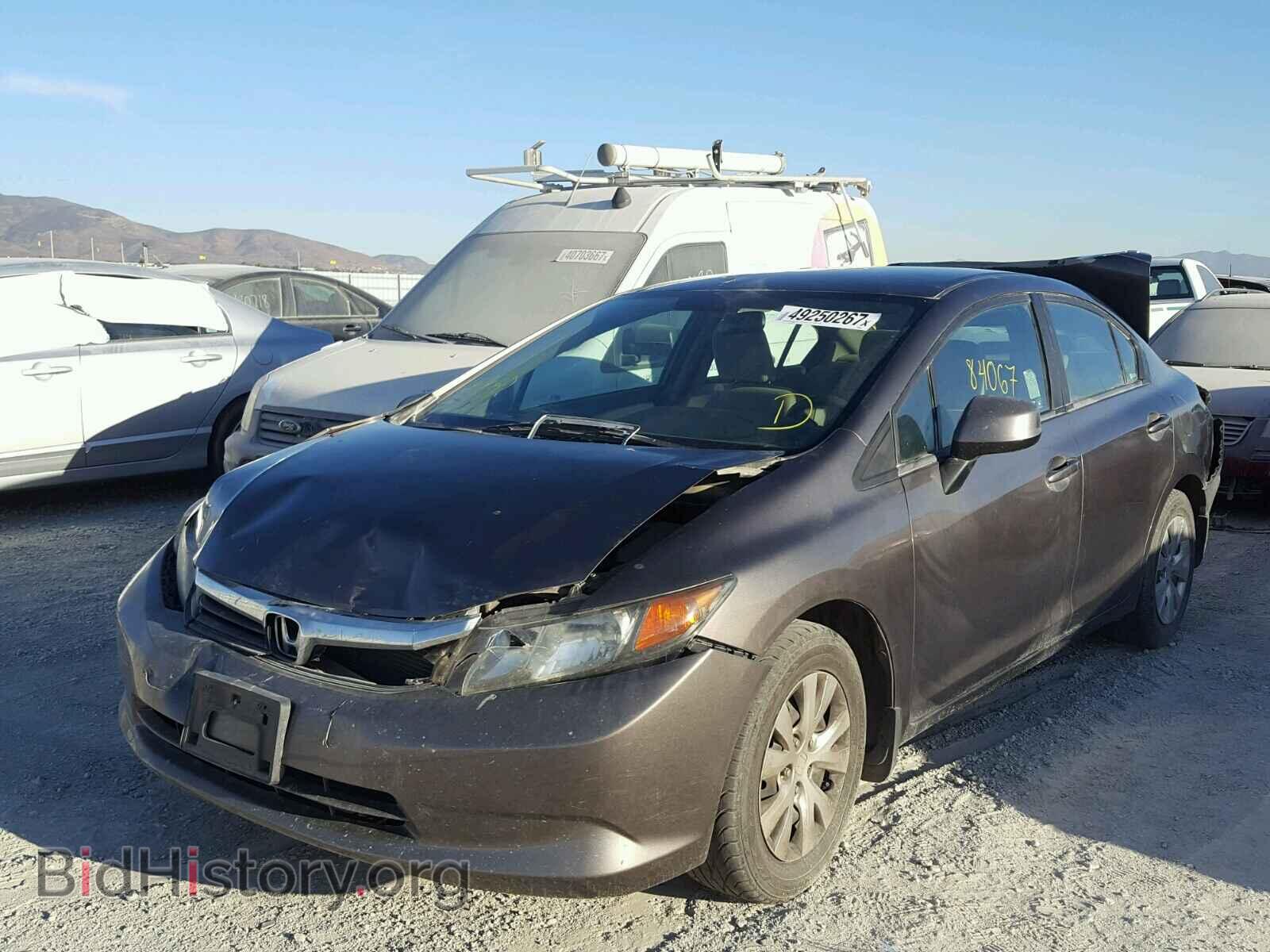 2012 HONDA CIVIC - VIN: 19XFB2F57CE323430 - Фото 2