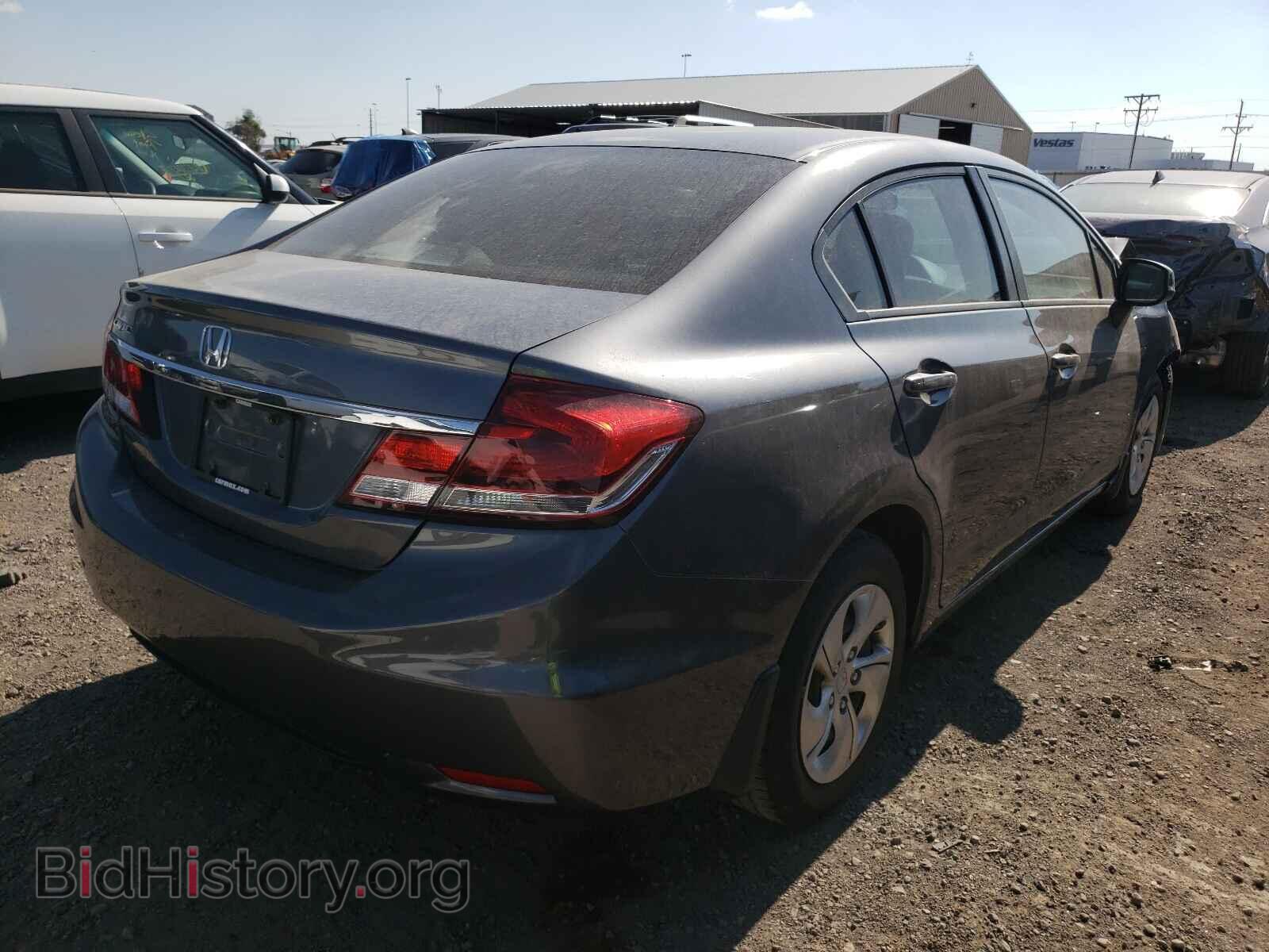 2013 HONDA CIVIC - VIN: 19XFB2F57DE037689 - Фото 4