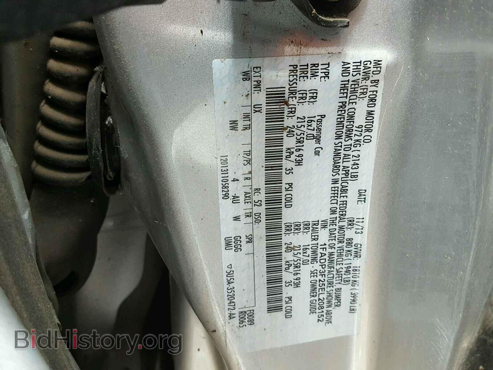 2014 FORD FOCUS - VIN: 1FADP3F25EL208152 - Photo 10