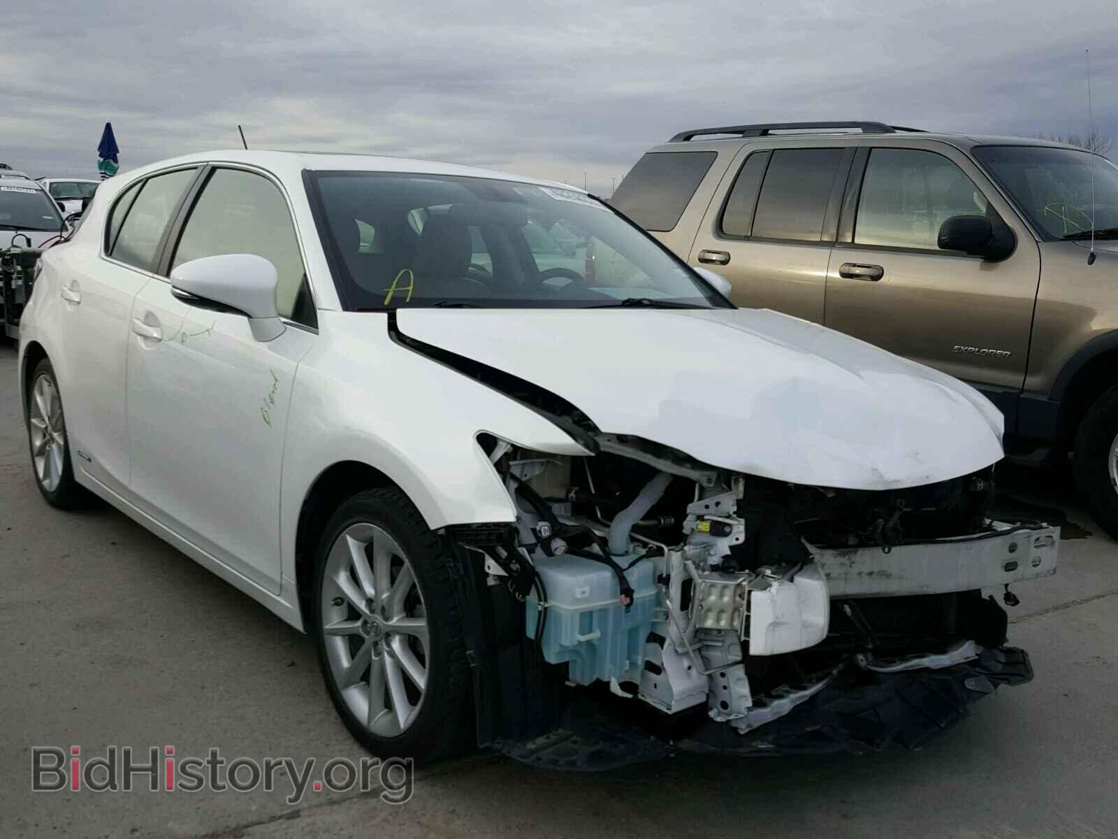 Photo JTHKD5BH3C2091849 - LEXUS CT 200 2012