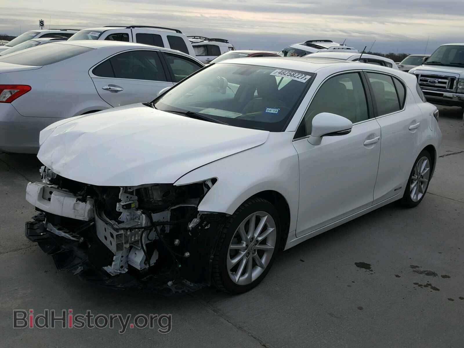 2012 LEXUS CT 200 - VIN: JTHKD5BH3C2091849 - Фото 2