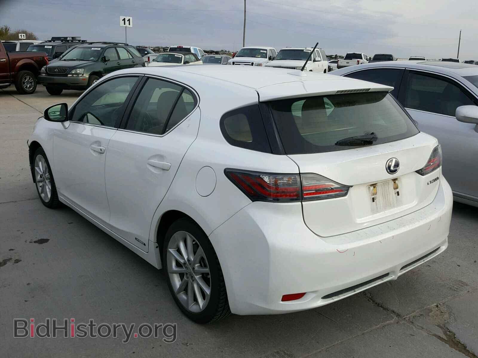 2012 LEXUS CT 200 - VIN: JTHKD5BH3C2091849 - Фото 3