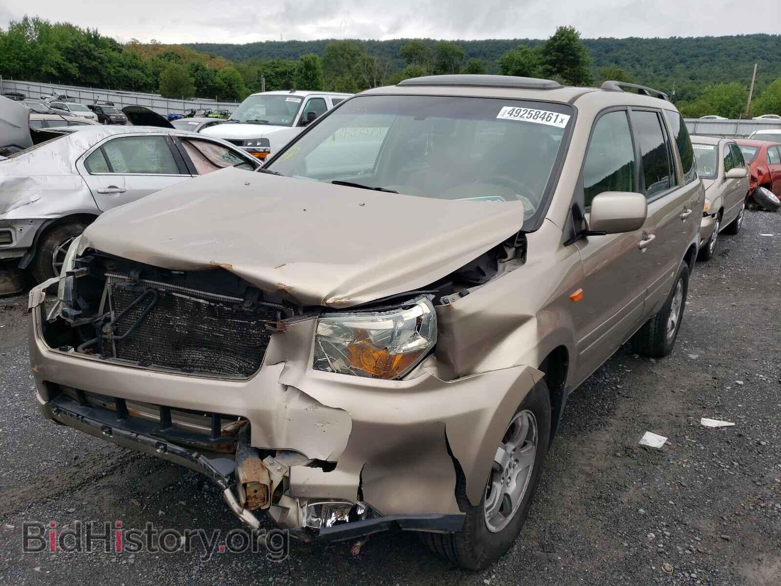 2006 HONDA PILOT - VIN: 2HKYF18566H561368 - Фото 2