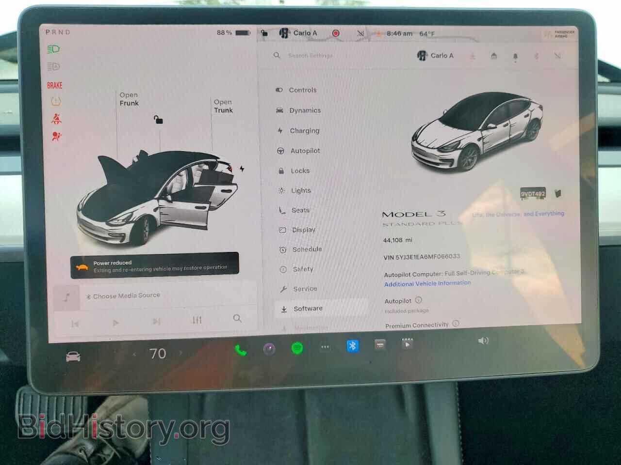 2021 TESLA MODEL 3 - VIN: 5YJ3E1EA6MF066033 - Photo 9