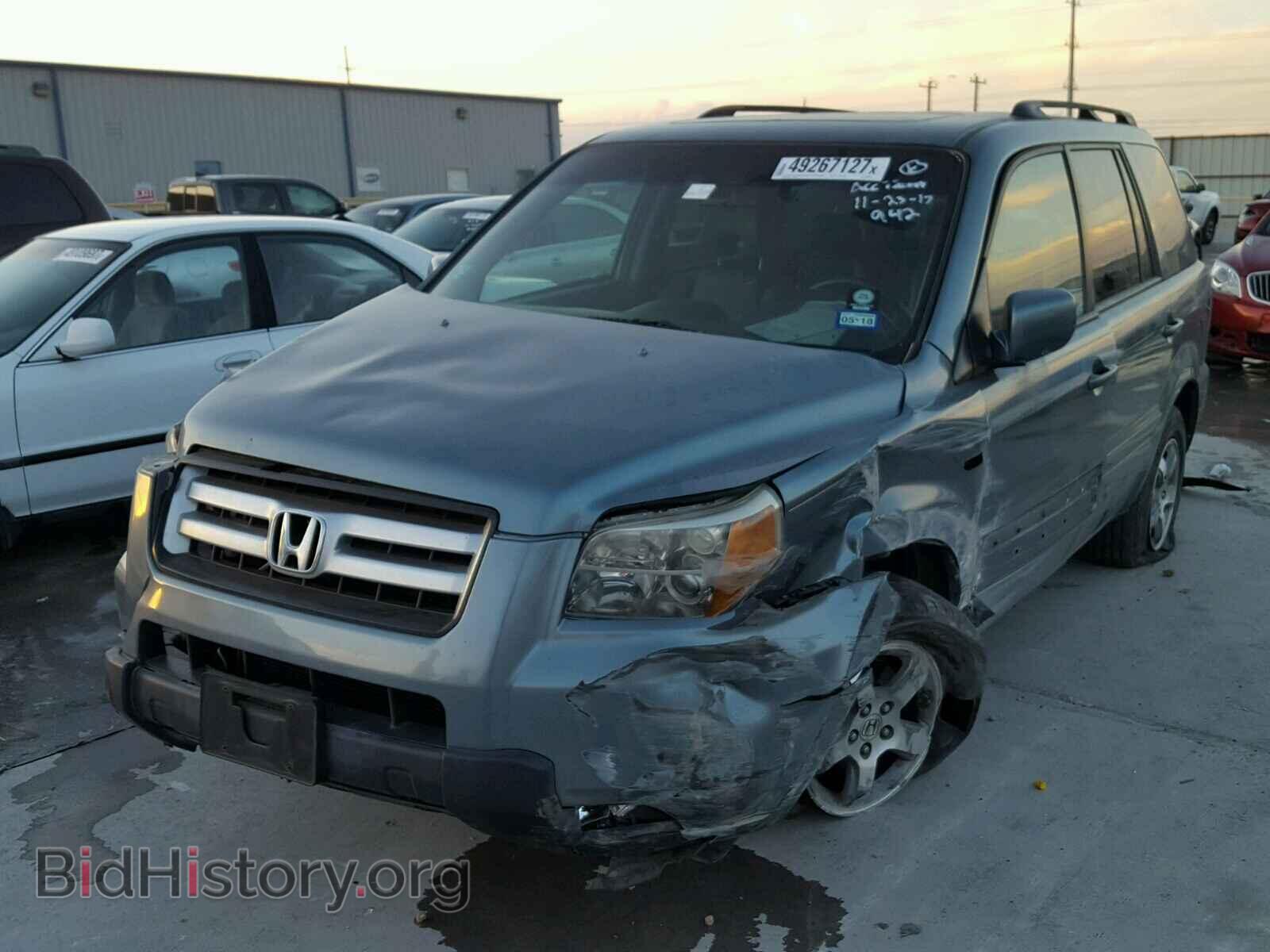 2006 HONDA PILOT - VIN: 2HKYF18506H500548 - Фото 2