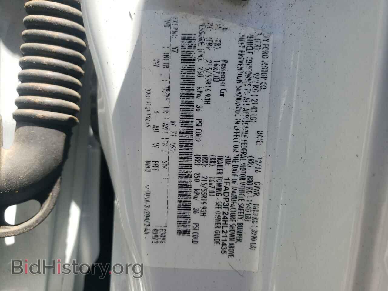 2017 FORD FOCUS - VIN: 1FADP3F24HL211435 - Фото 10