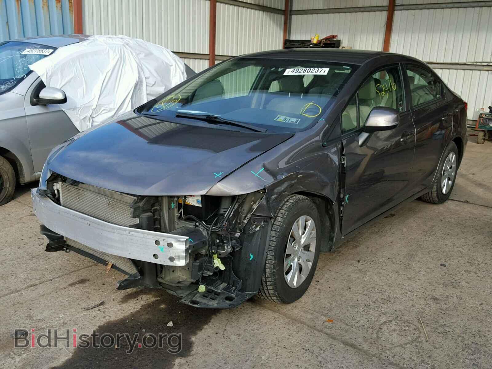 2012 HONDA CIVIC - VIN: 19XFB2F54CE390437 - Фото 2