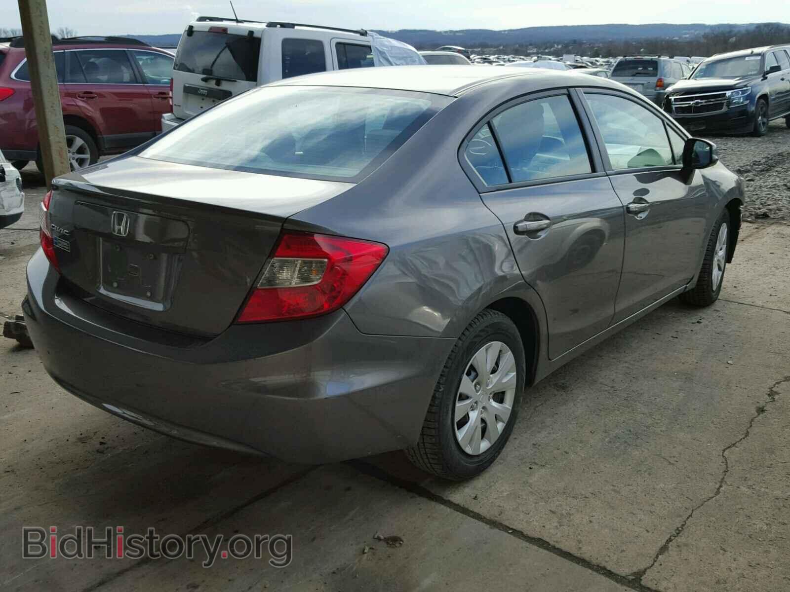 2012 HONDA CIVIC - VIN: 19XFB2F54CE390437 - Фото 4