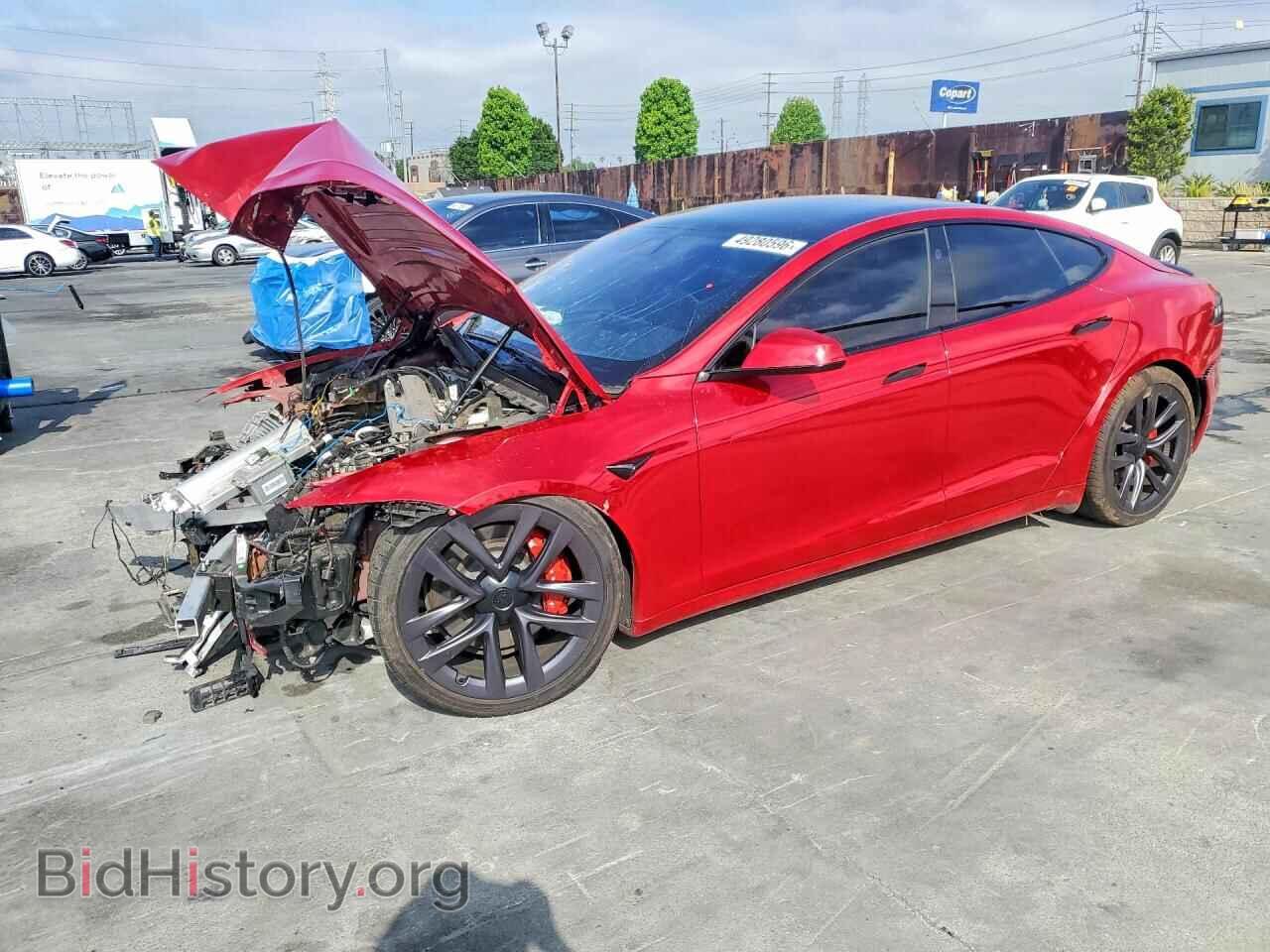 Фотография 5YJSA1E61MF443838 - TESLA MODEL S 2021