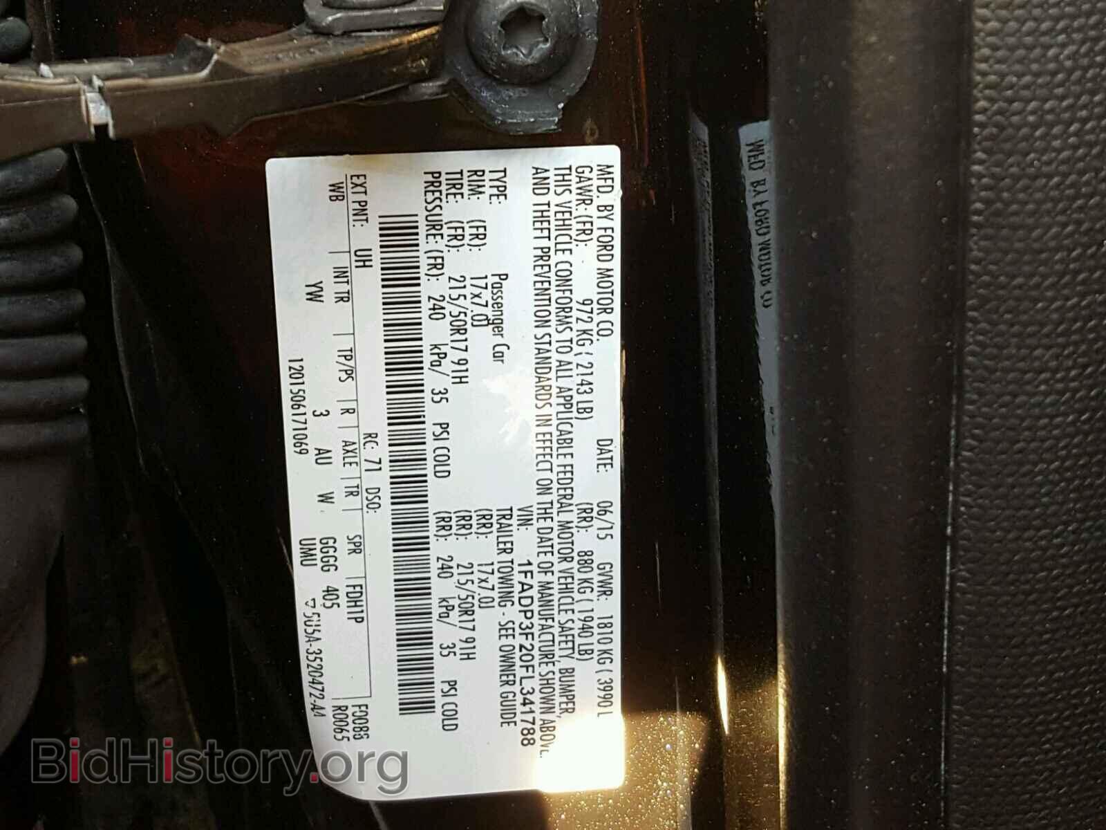 2015 FORD FOCUS - VIN: 1FADP3F20FL341788 - Фото 10