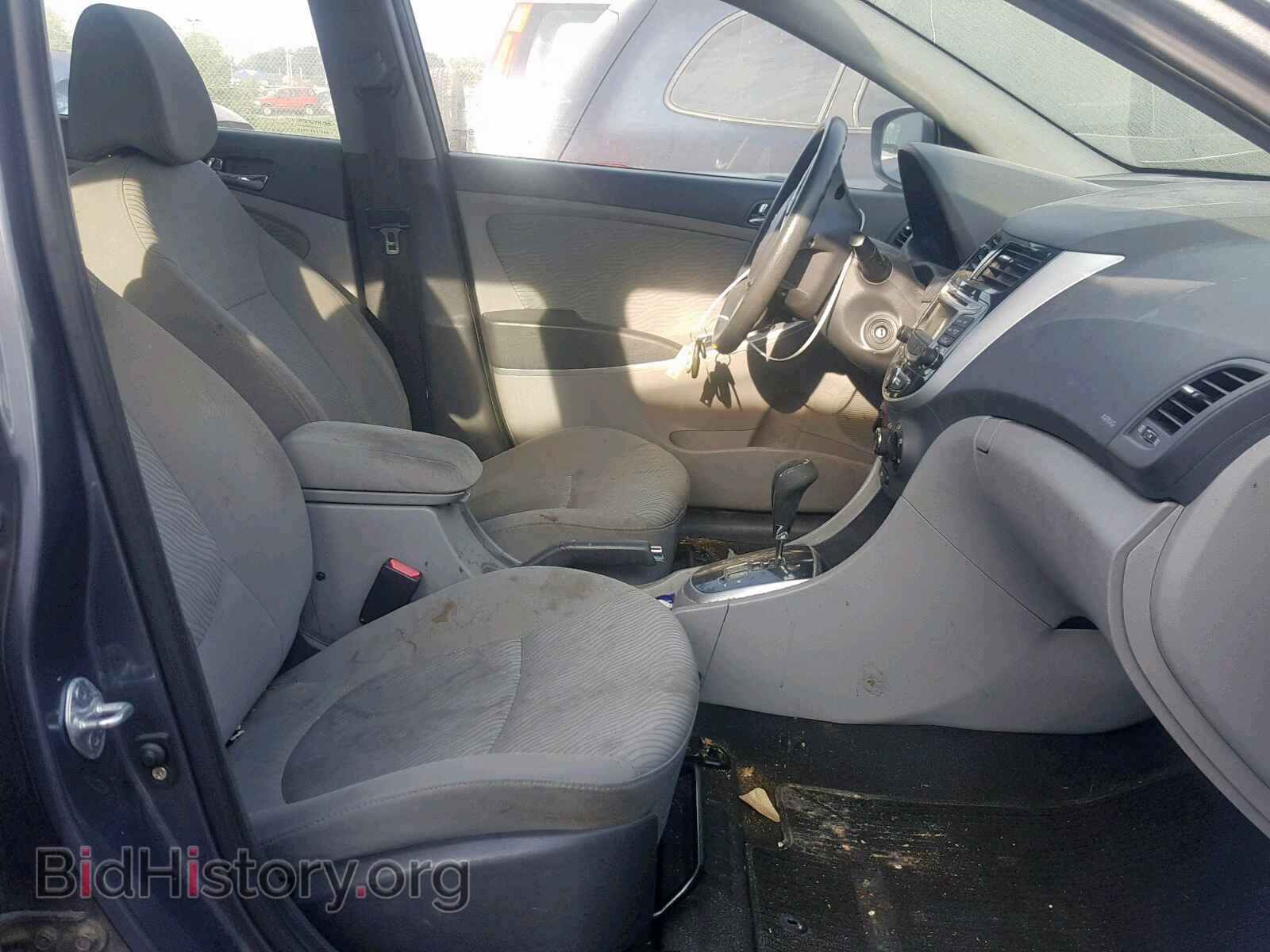 2012 HYUNDAI ACCENT - VIN: KMHCU4AE0CU185937 - Фото 5
