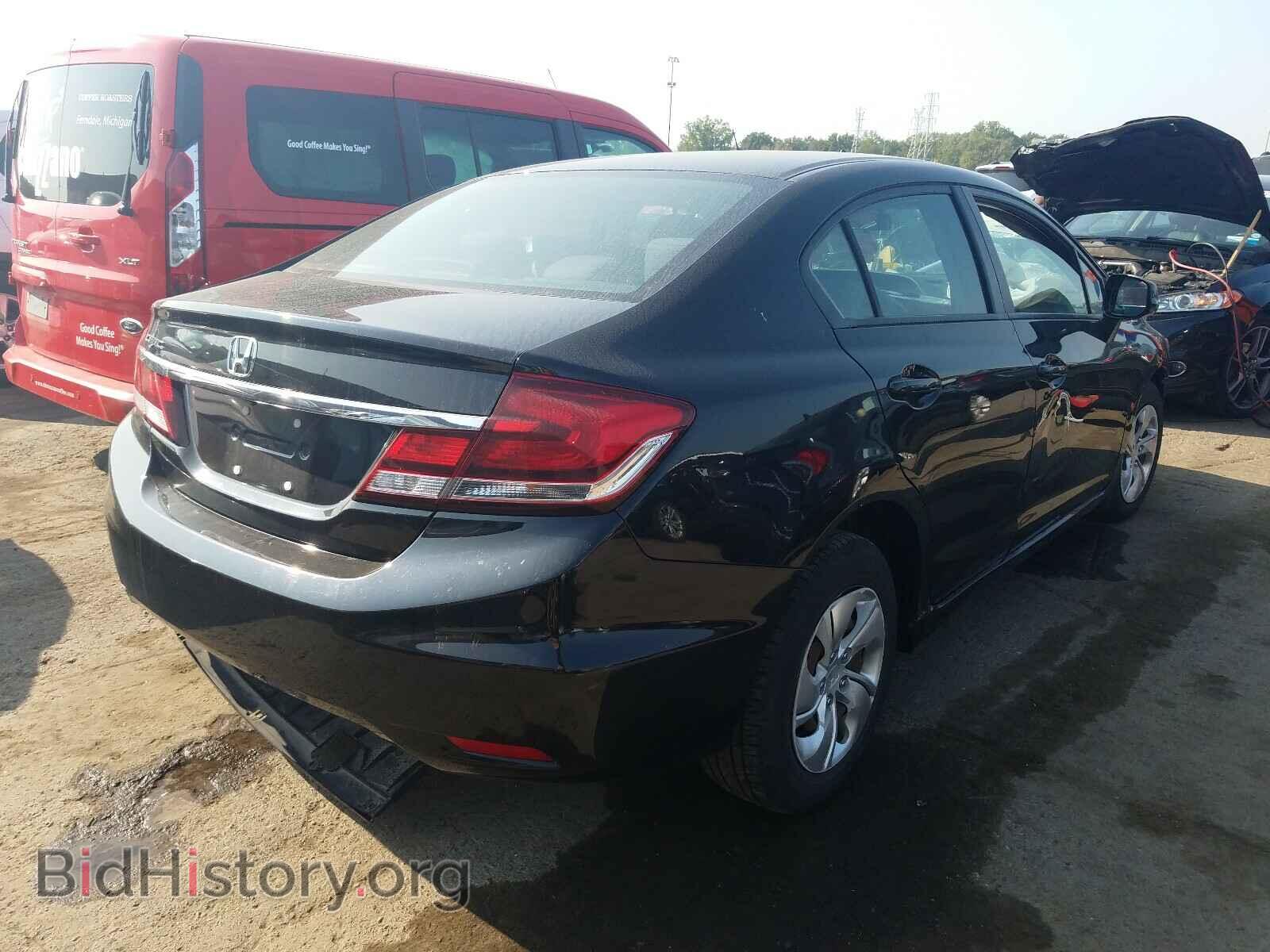 2013 HONDA CIVIC - VIN: 19XFB2F53DE060256 - Фото 4