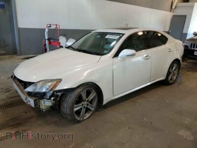 2012 Lexus IS IS 250, белый — VIN JTHBF5C24C2102345, Copart