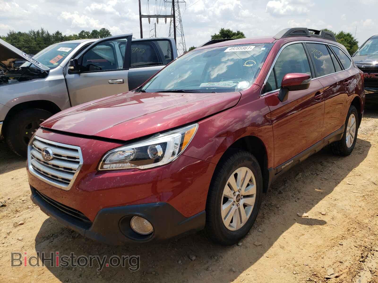 2016 SUBARU OUTBACK - VIN: 4S4BSAFC8G3334159 - Фото 2