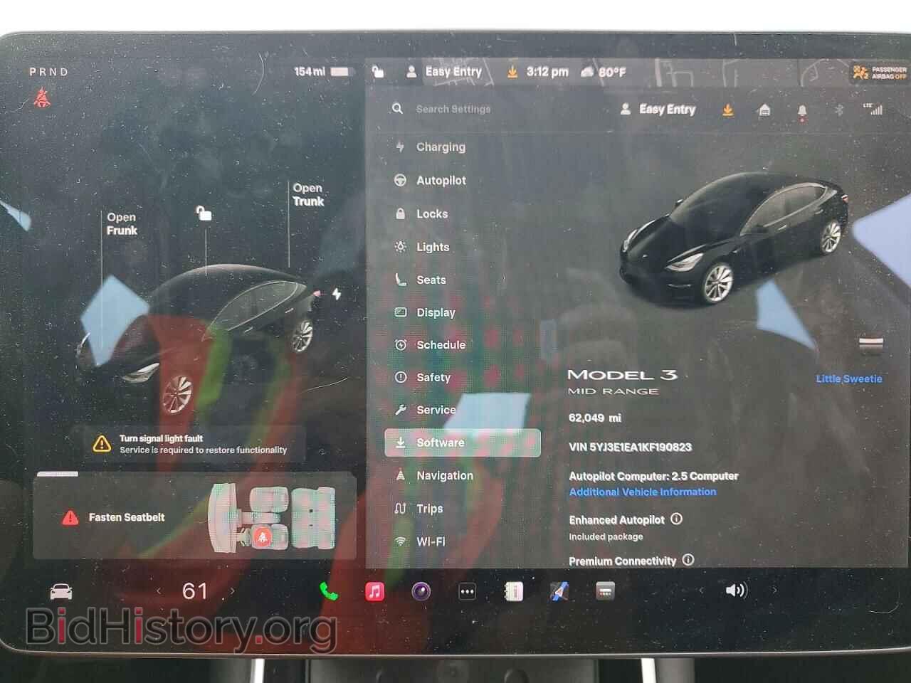 2019 TESLA MODEL 3 - VIN: 5YJ3E1EA1KF190823 - Photo 9