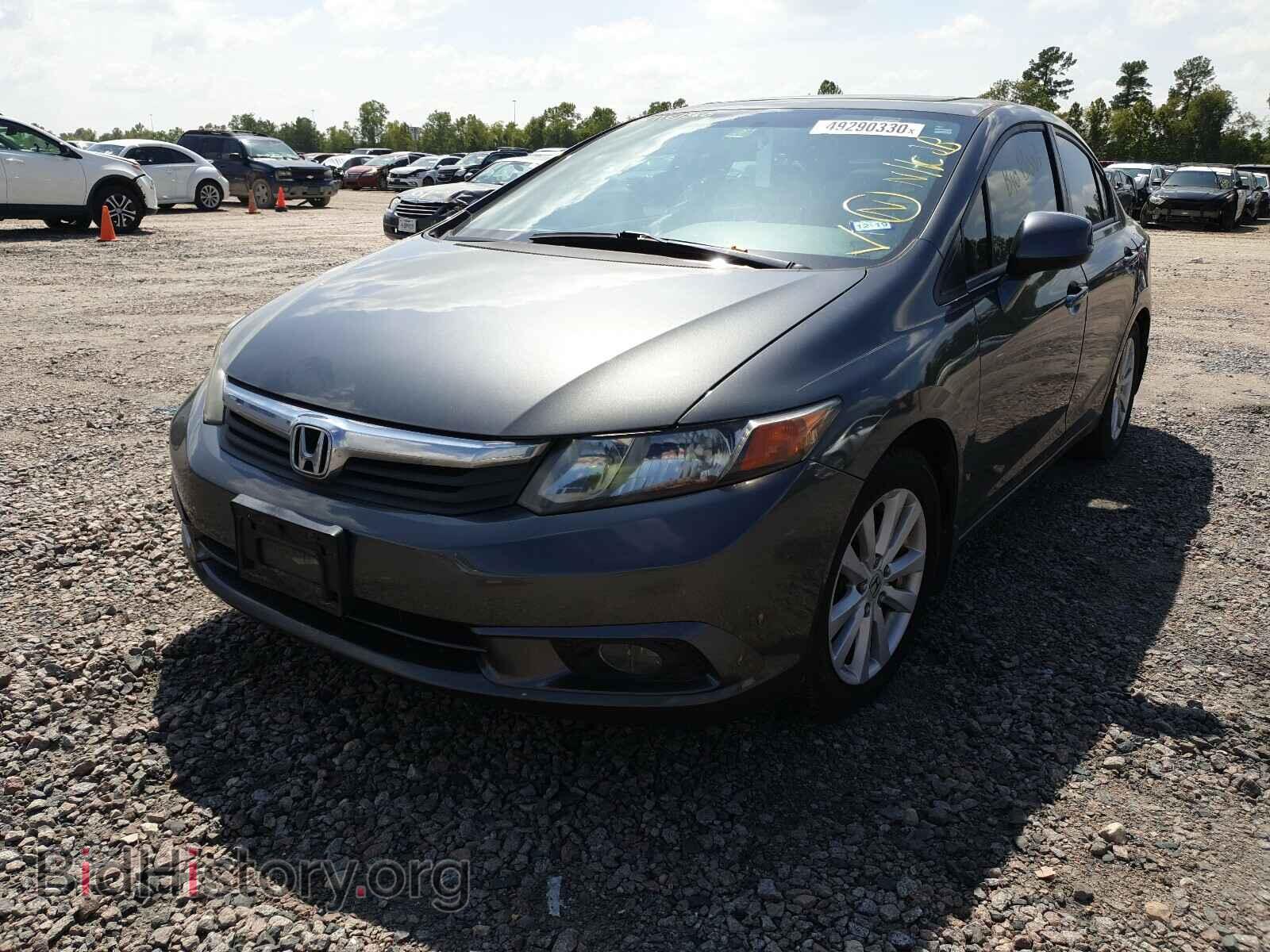 2012 HONDA CIVIC - VIN: 2HGFB2F9XCH574032 - Фото 2