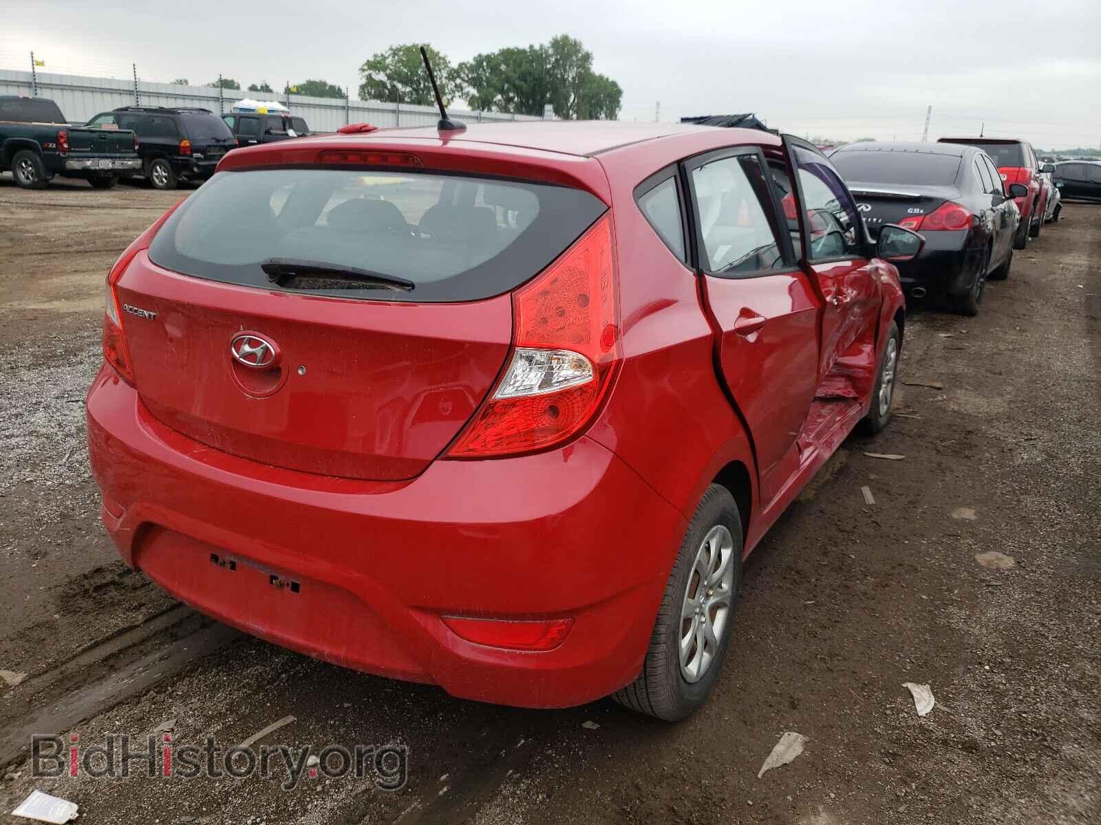 2012 HYUNDAI ACCENT - VIN: KMHCT5AEXCU026397 - Фото 4