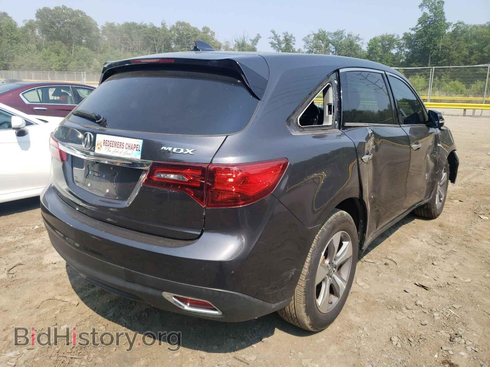 2014 ACURA MDX - VIN: 5FRYD3H20EB010890 - Фото 4