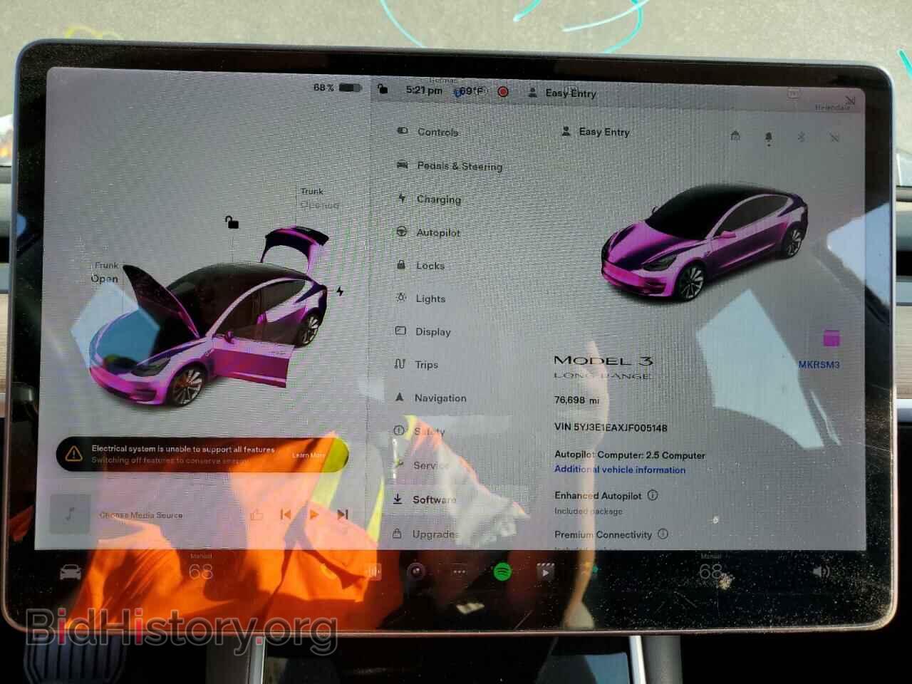 2018 TESLA MODEL 3 - VIN: 5YJ3E1EAXJF005148 - Photo 9