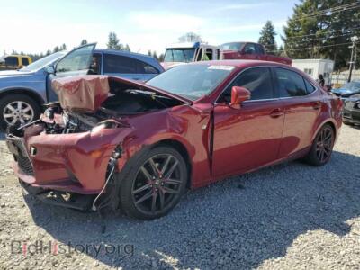 2014 Lexus IS 250, красный — VIN JTHCF1D20E5009321, Copart