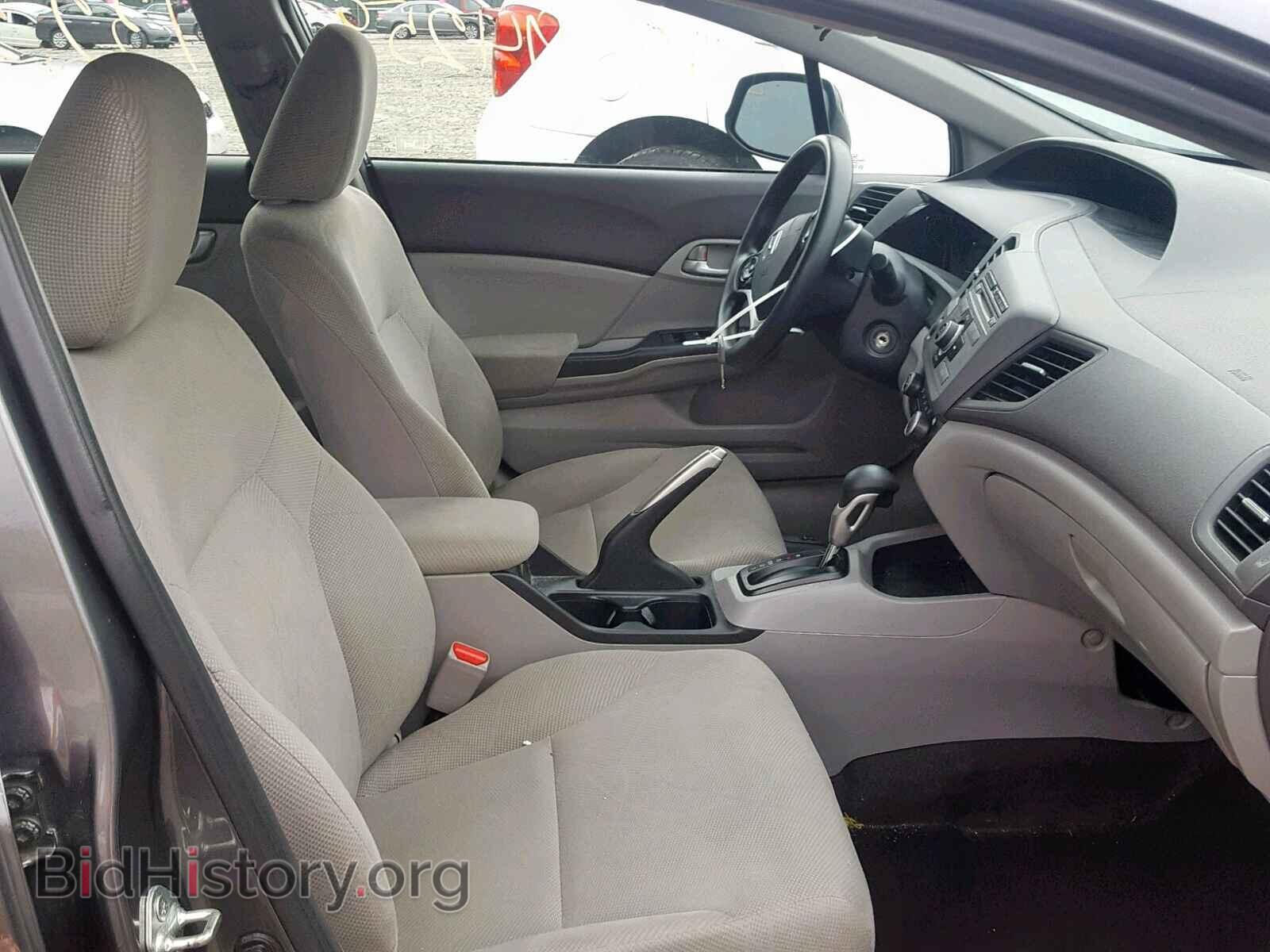2012 HONDA CIVIC LX - VIN: 2HGFB2F51CH334736 - Фото 5