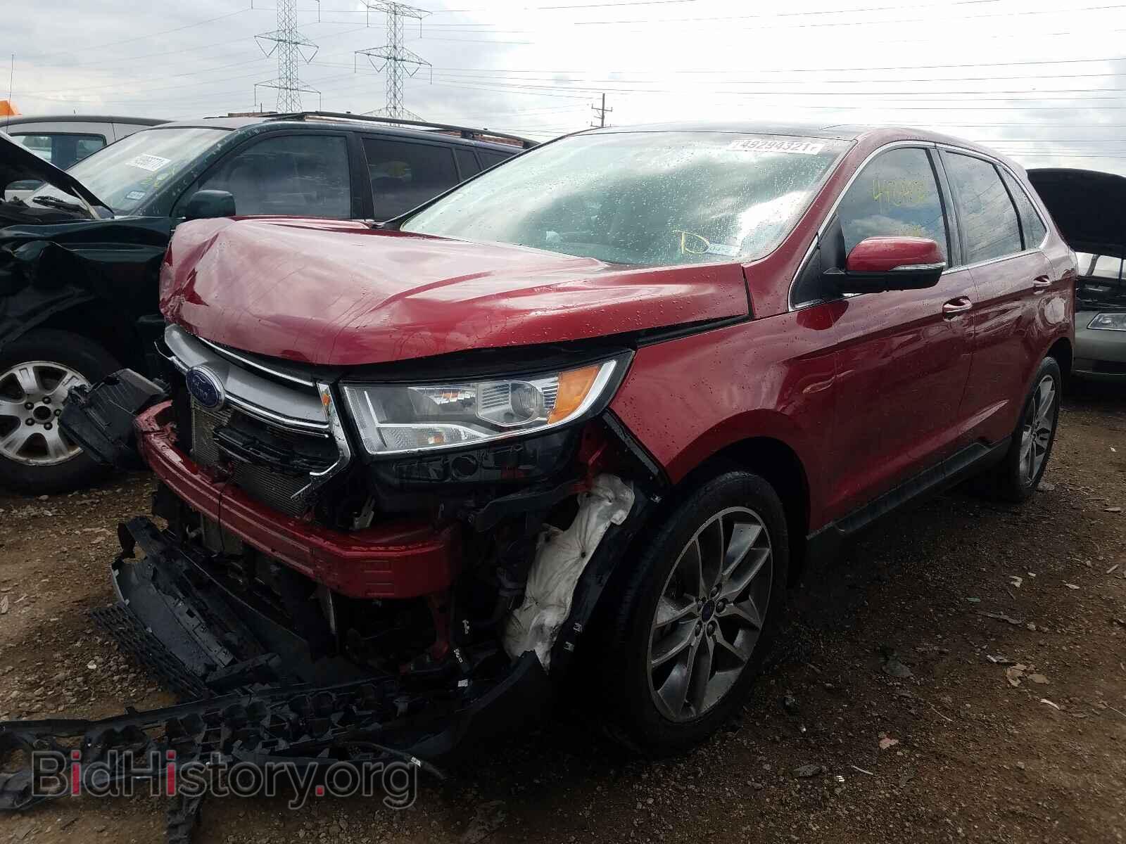 2016 FORD EDGE - VIN: 2FMPK3K85GBB77984 - Фото 2