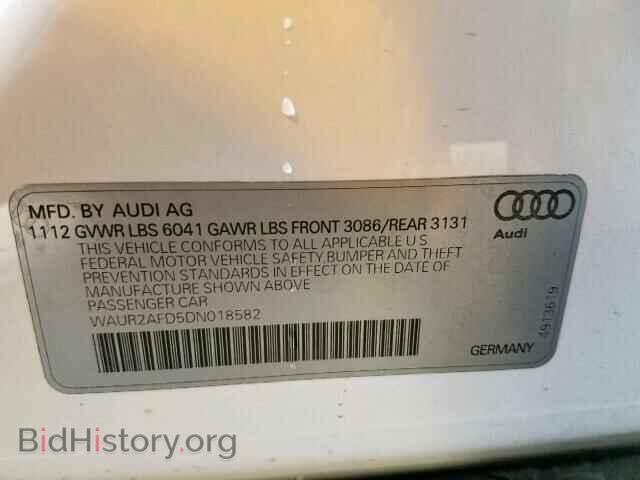 2013 AUDI A8 - VIN: WAUR2AFD5DN018582 - Фото 10