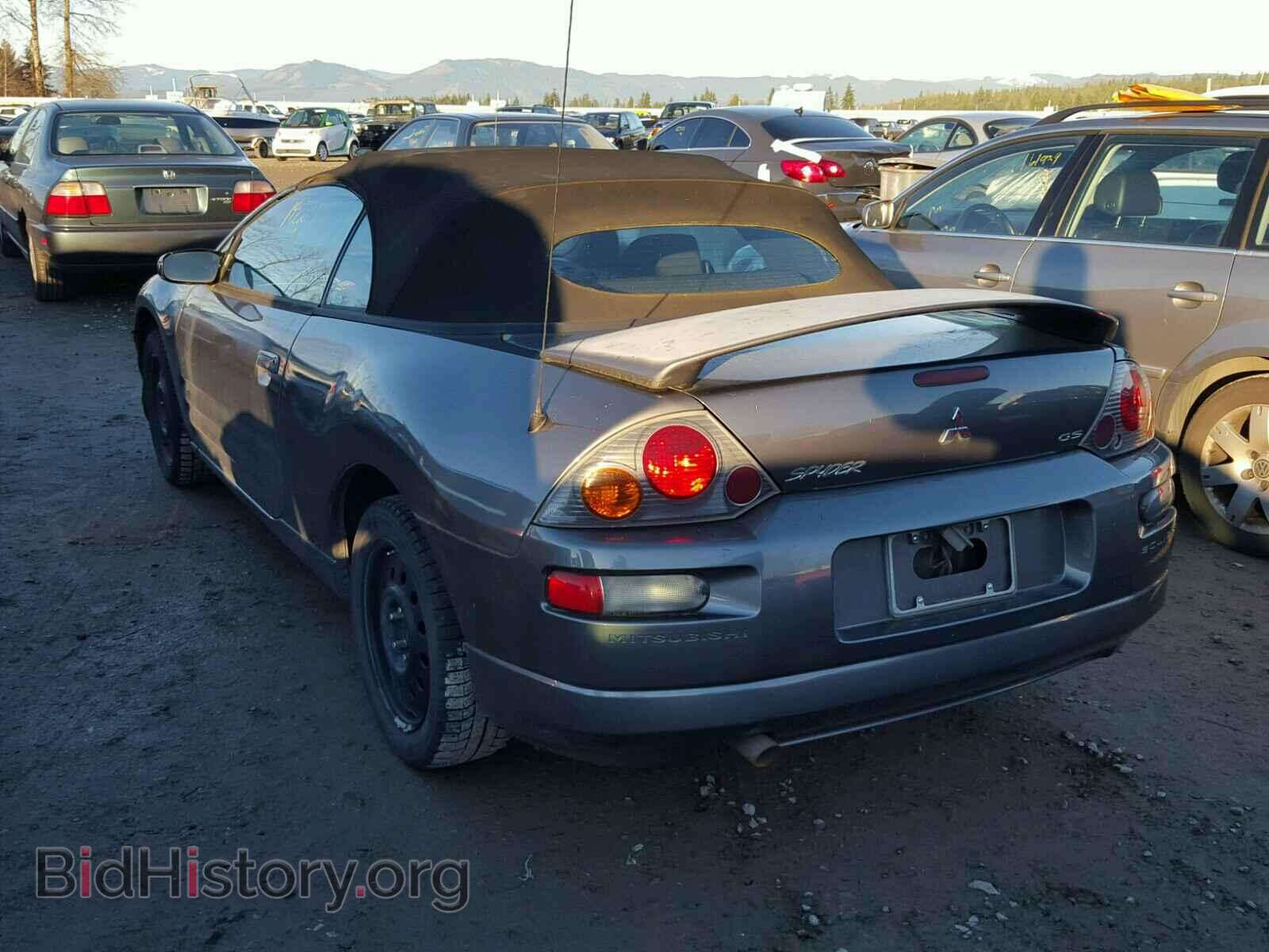 2003 MITSUBISHI ECLIPSE - VIN: 4A3AE45G63E013262 - Фото 3