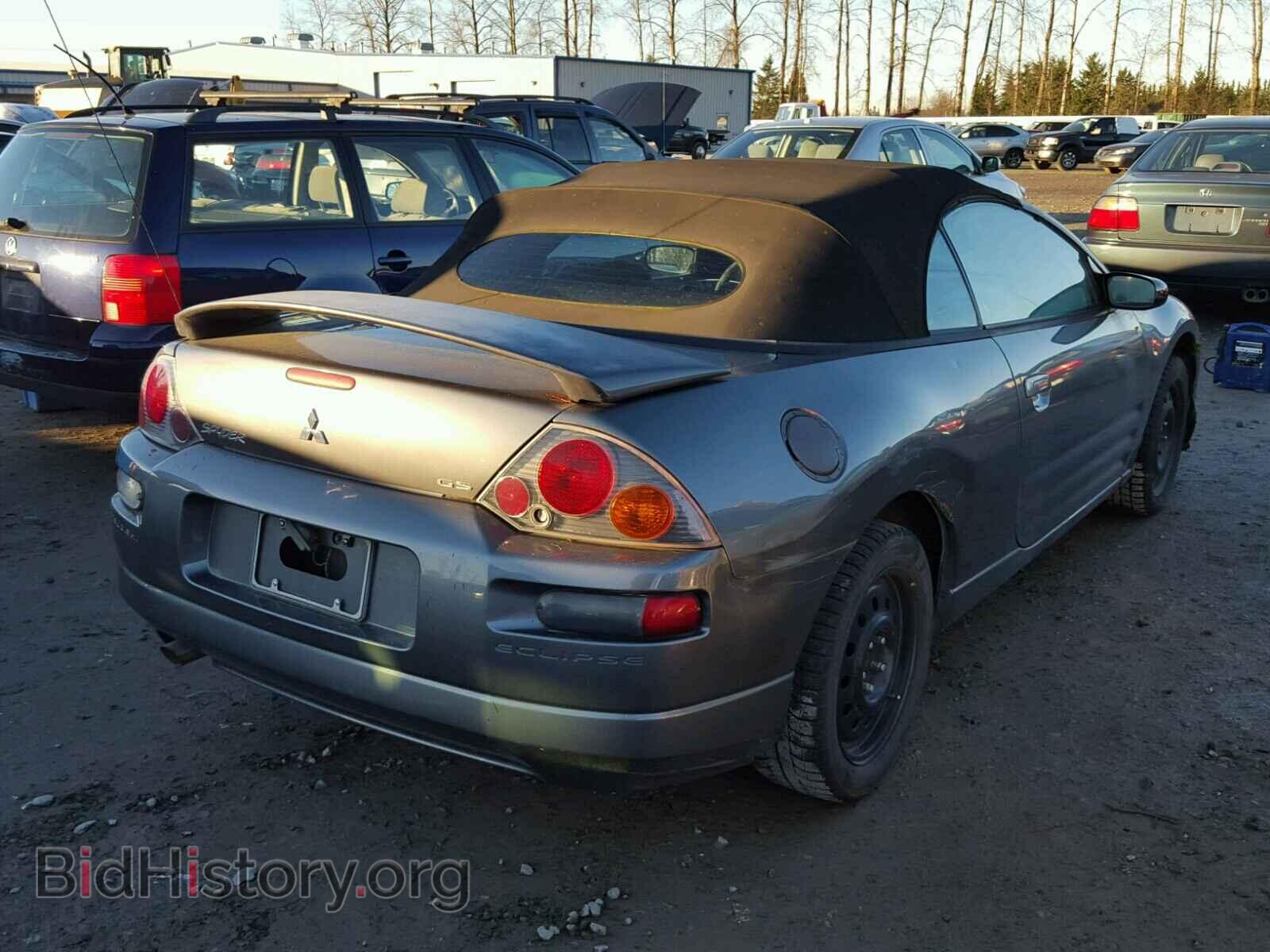 2003 MITSUBISHI ECLIPSE - VIN: 4A3AE45G63E013262 - Фото 4