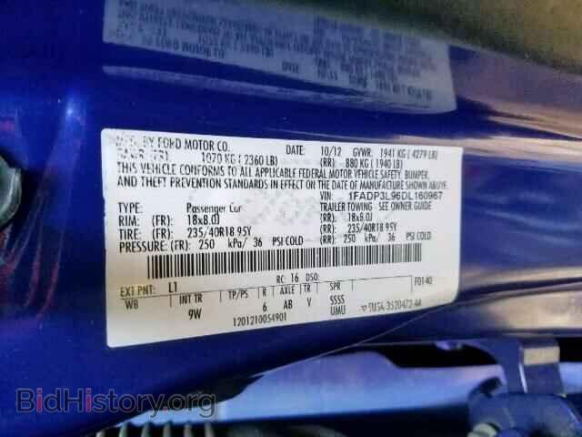 2013 FORD FOCUS - VIN: 1FADP3L96DL160967 - Фото 10
