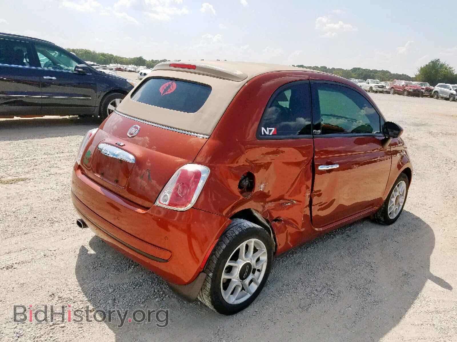 2012 FIAT 500 - VIN: 3C3CFFDR4CT365218 - Фото 4