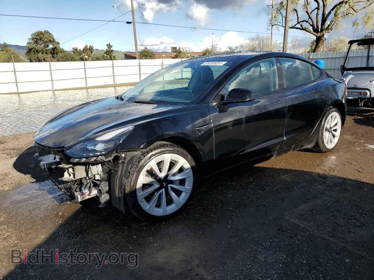 Photo 5YJ3E1EA5NF289293 - TESLA MODEL 3 2022