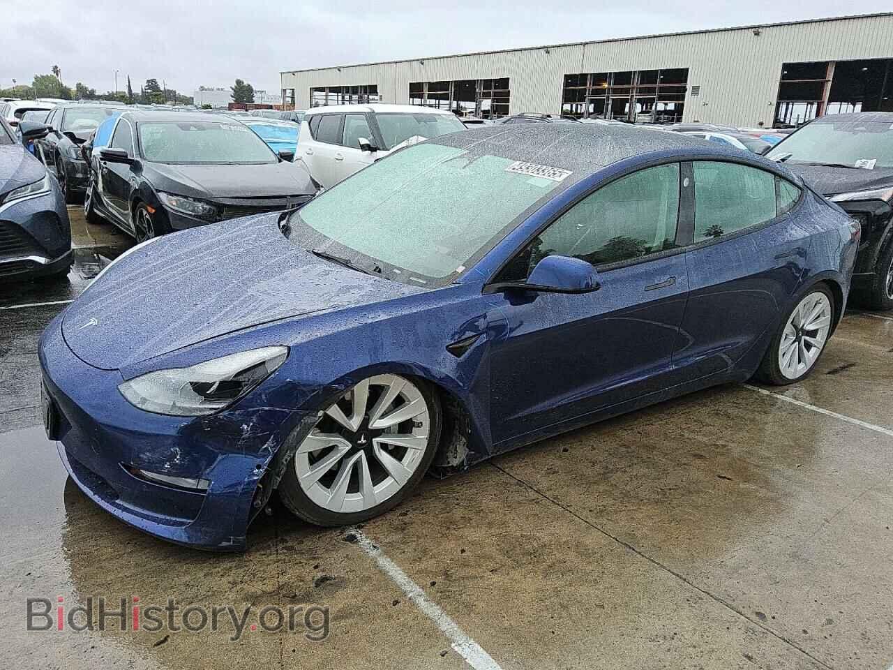 Photo 5YJ3E1EA9NF304474 - TESLA MODEL 3 2022