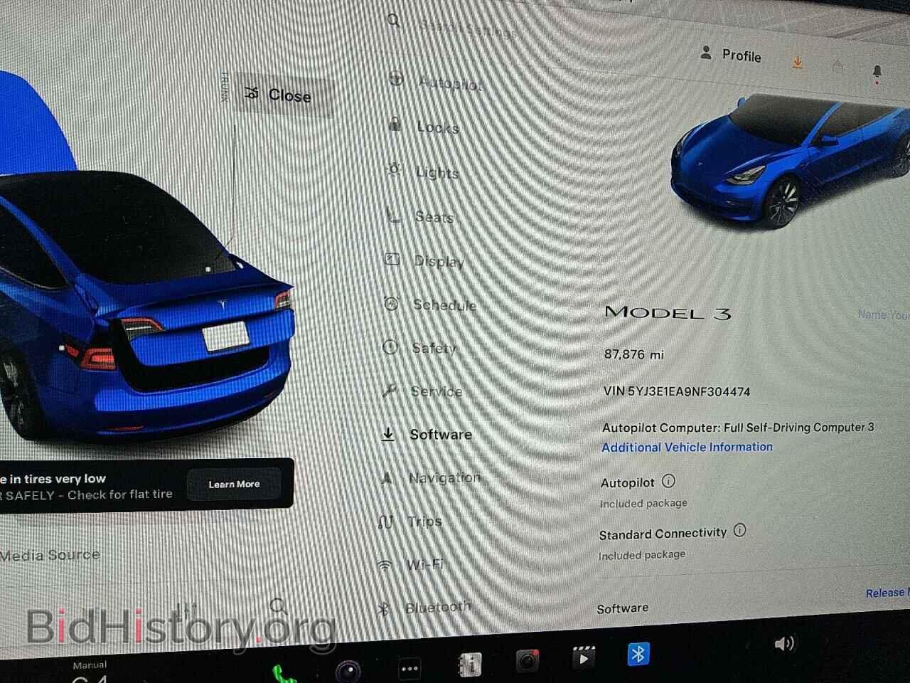 2022 TESLA MODEL 3 - VIN: 5YJ3E1EA9NF304474 - Photo 9