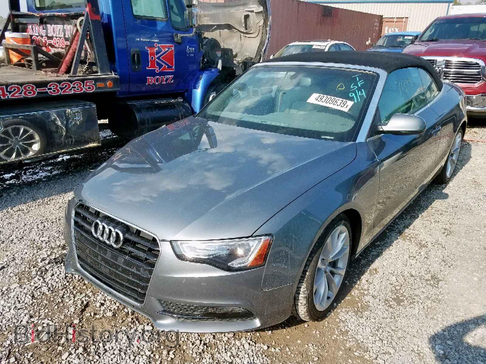 2013 AUDI A5 - VIN: WAUTFAFH2DN006452 - Photo 2