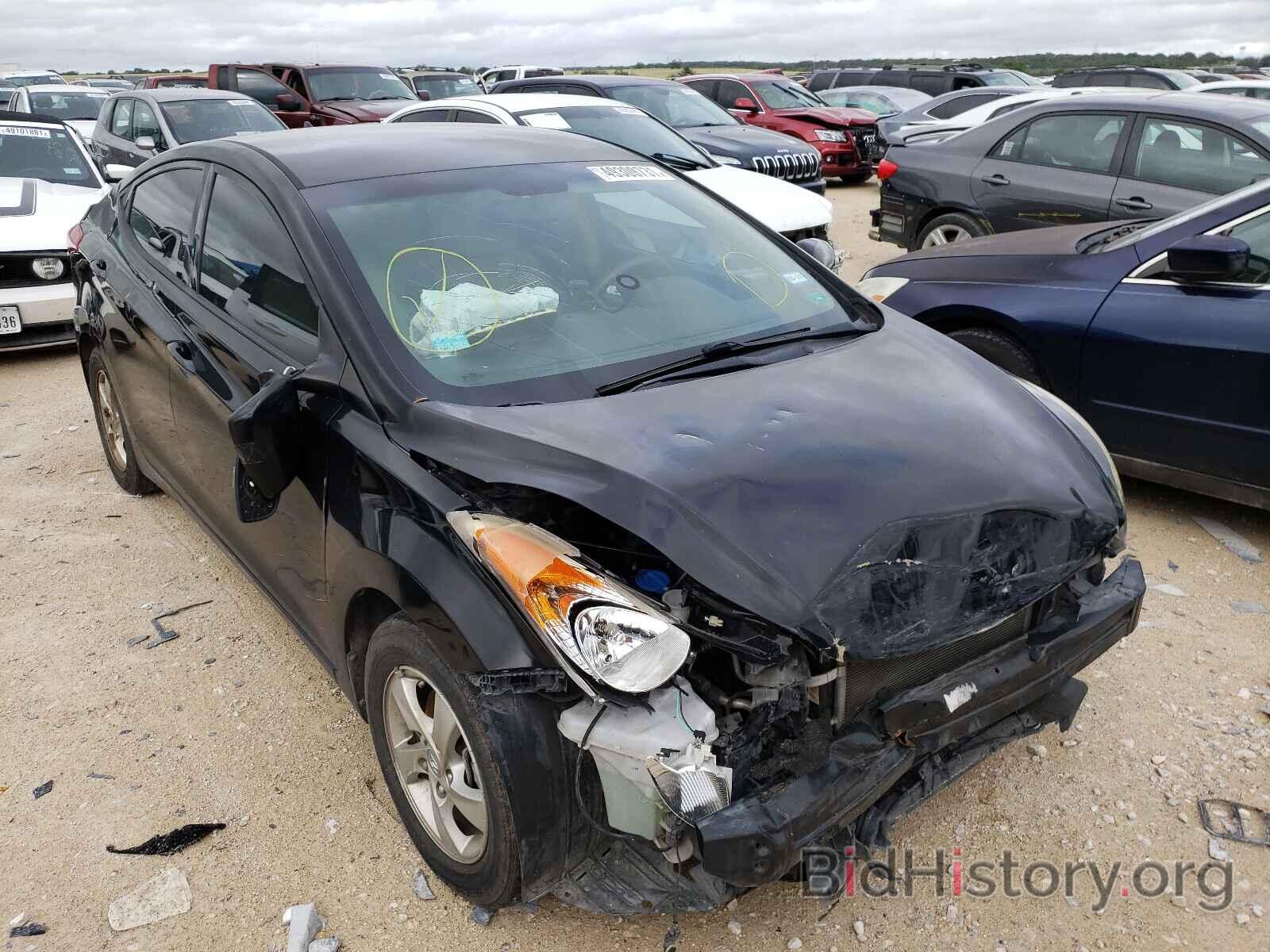 Photo KMHDH4AE0DU016723 - HYUNDAI ELANTRA 2013