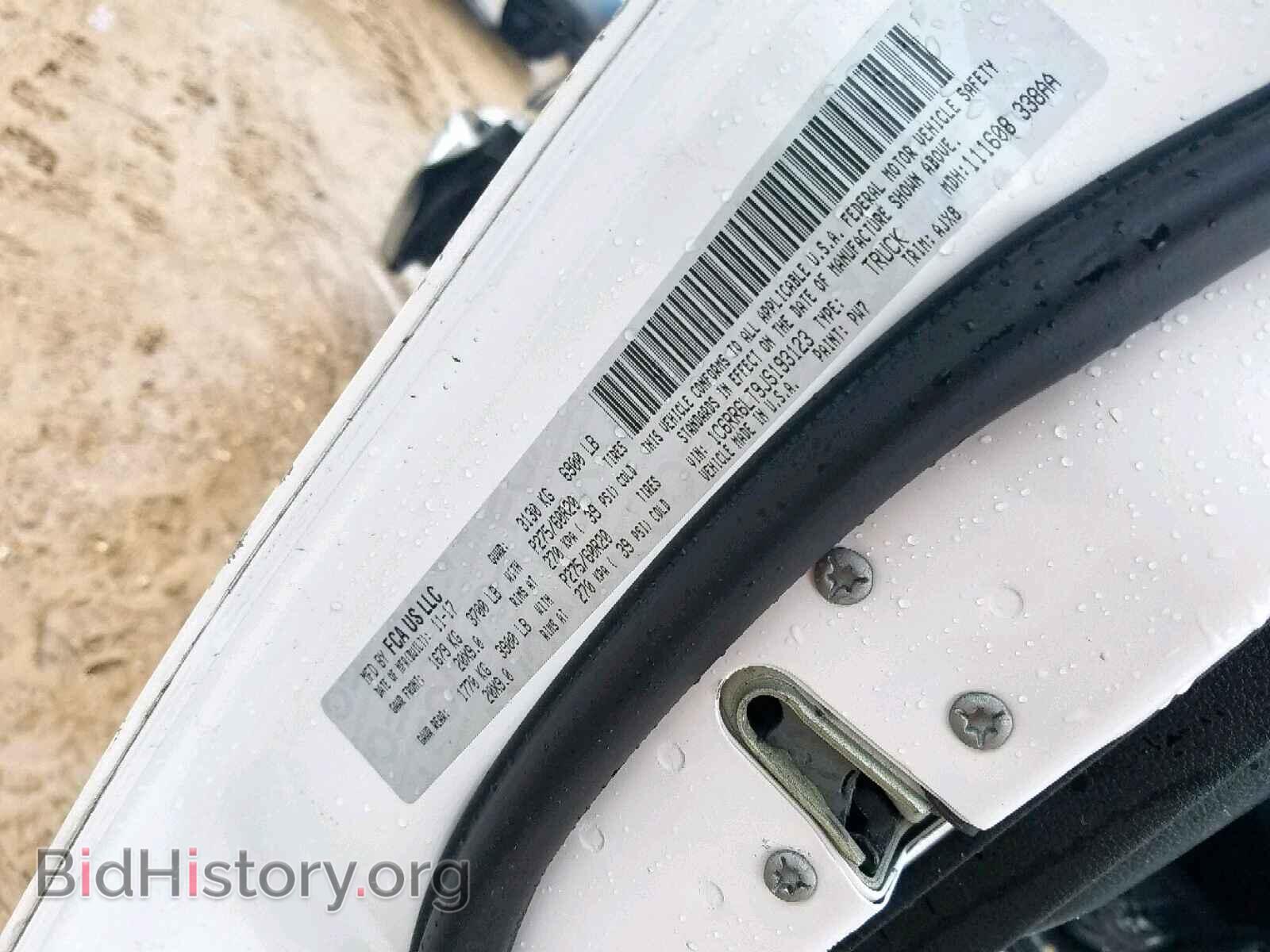 2018 RAM 1500 SLT - VIN: 1C6RR6LT9JS193123 - Фото 10