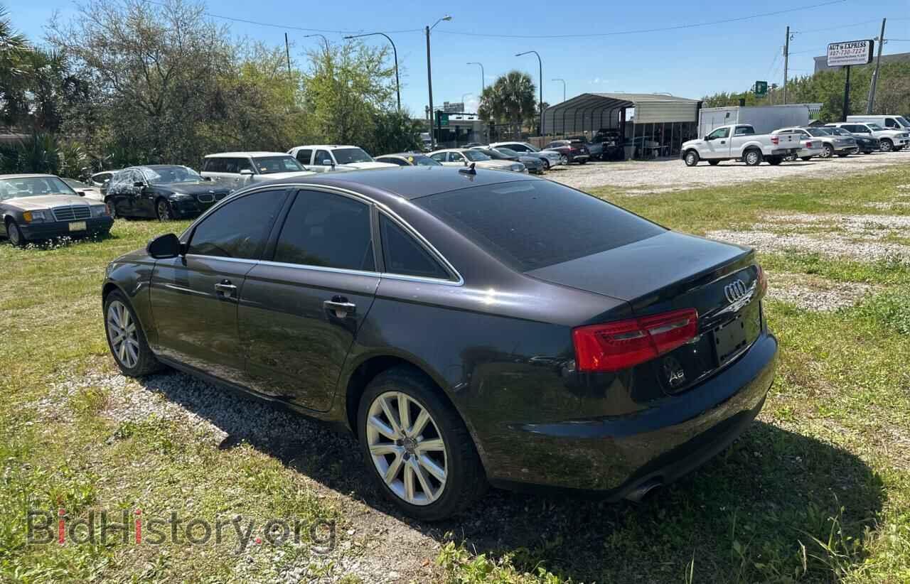 2013 AUDI A6 - VIN: WAUGGAFC2DN130305 - Фото 3