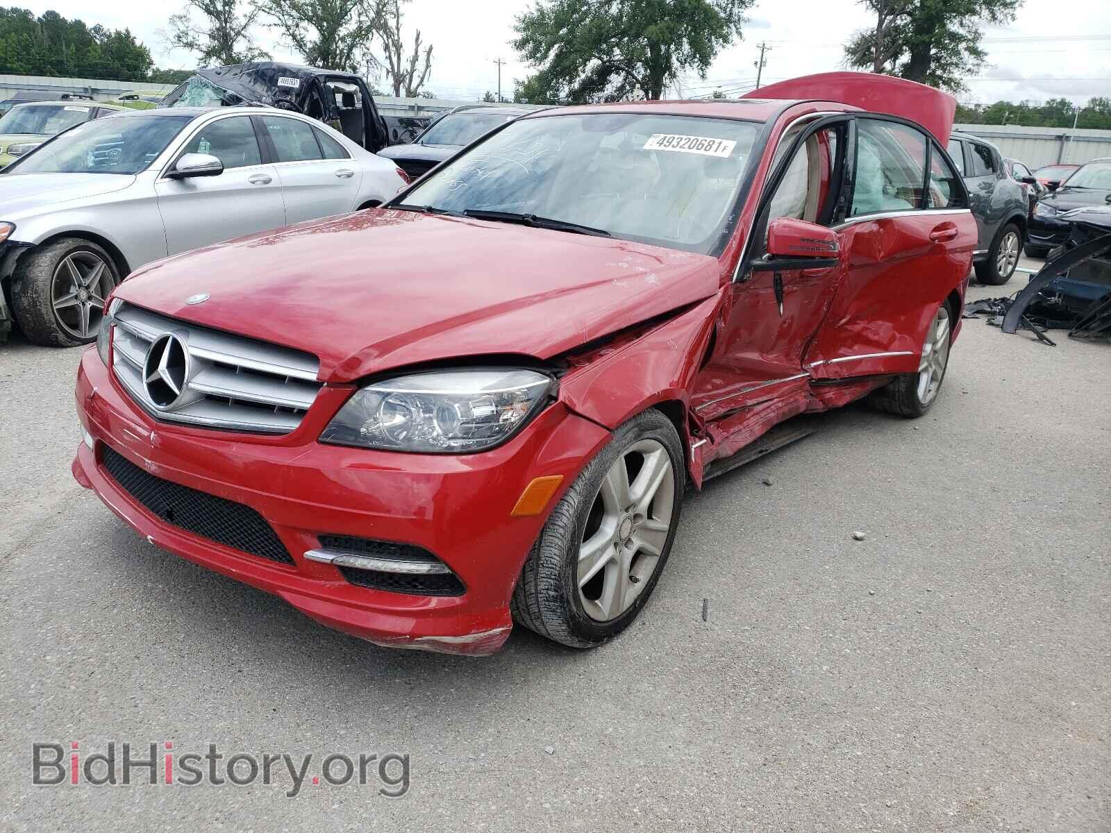2011 MERCEDES-BENZ C-CLASS - VIN: WDDGF5EB0BF655933 - Фото 2