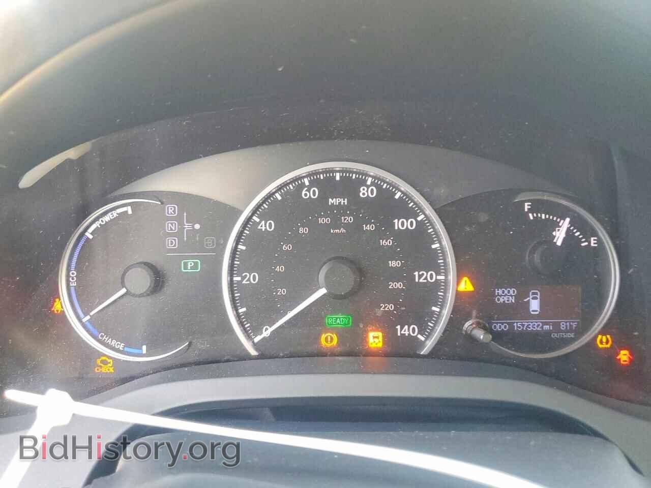 2012 LEXUS CT 200 - VIN: JTHKD5BH0C2107635 - Фото 9