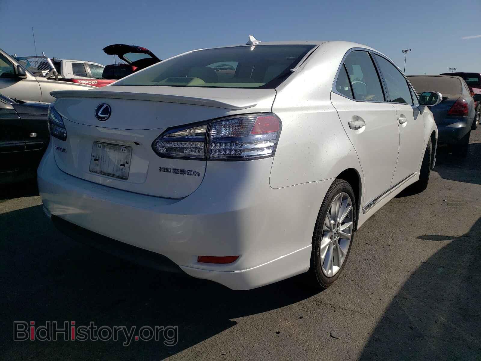 2010 LEXUS HS - VIN: JTHBB1BA8A2027756 - Фото 4