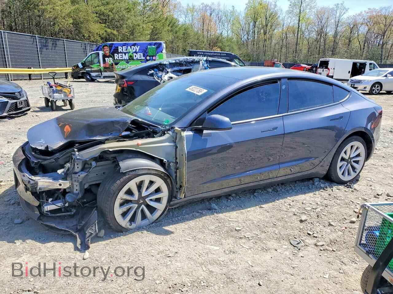Photo 5YJ3E1EA7NF191415 - TESLA MODEL 3 2022