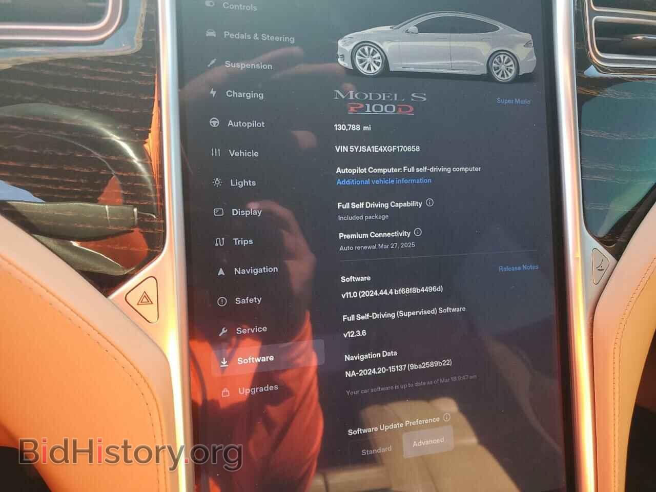2016 TESLA MODEL S - VIN: 5YJSA1E4XGF170658 - Photo 9