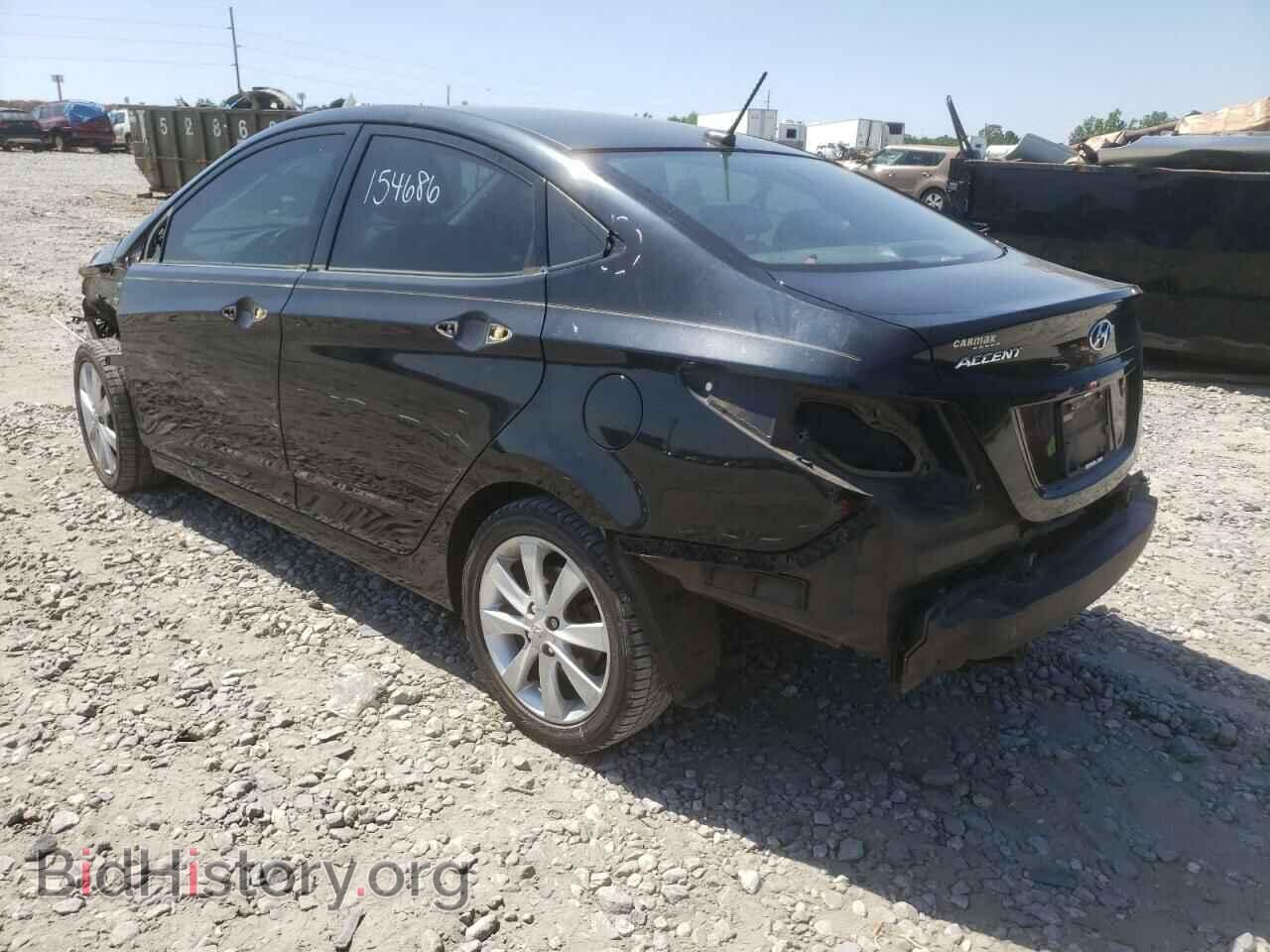 2014 HYUNDAI ACCENT - VIN: KMHCU4AE9EU735221 - Фото 3