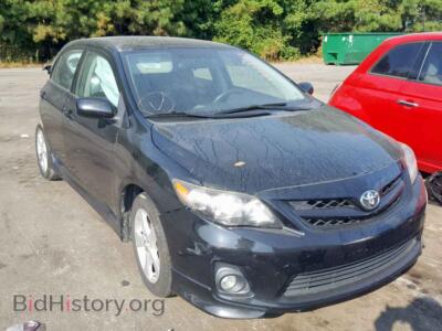 2011 Toyota COROLLA BA, черный — VIN 2T1BU4EEXBC708063, Copart