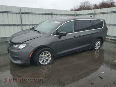 2023 Chrysler MINIVAN LX, серый — VIN 2C4RC1CG8PR606207, Copart