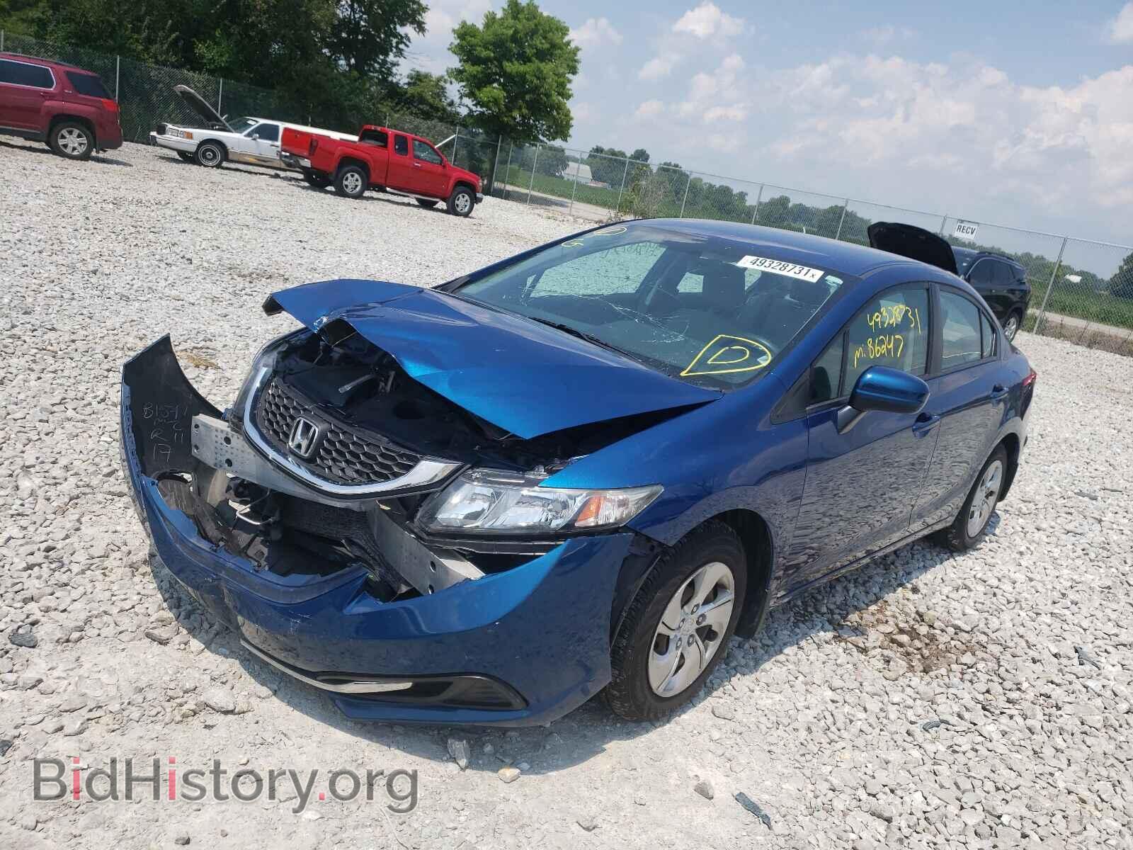 2014 HONDA CIVIC - VIN: 19XFB2F59EE014125 - Фото 2