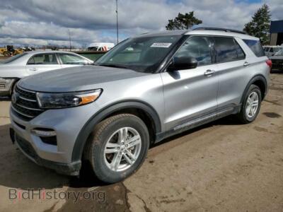 2021 Ford EXPLORER XLT, silver — VIN 1FMSK8DH7MGC11755, Copart