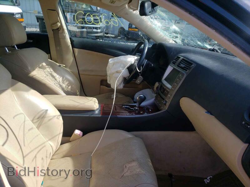 2007 Lexus IS (VIN JTHBE262272010086) — фото 5 из 10